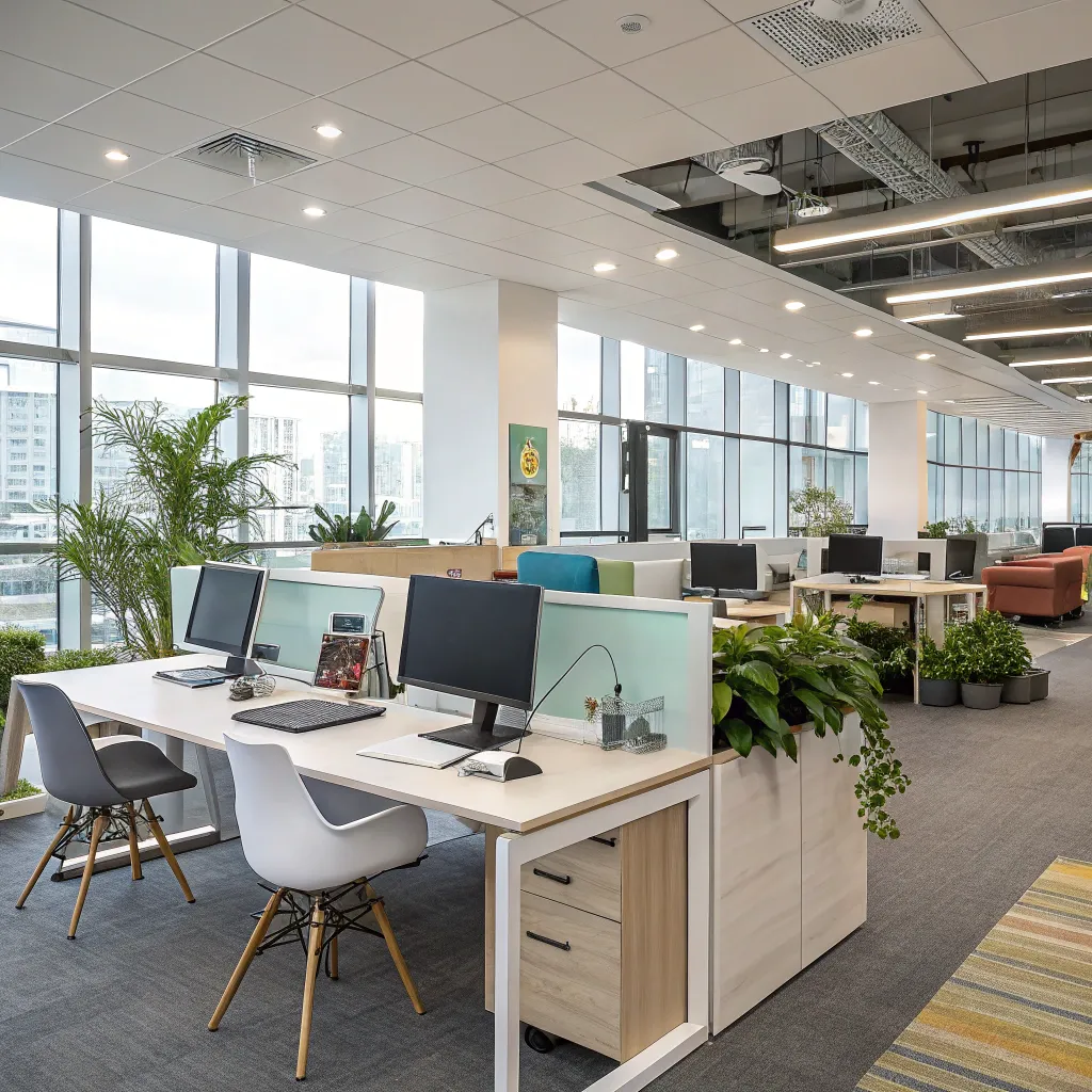 Open desk area at BRIGHTLANE