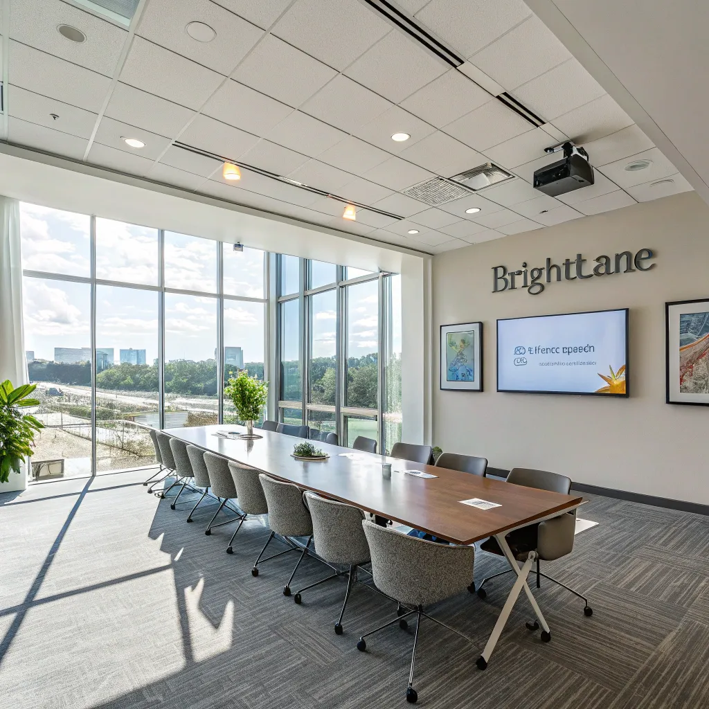 Spacious meeting room at BRIGHTLANE