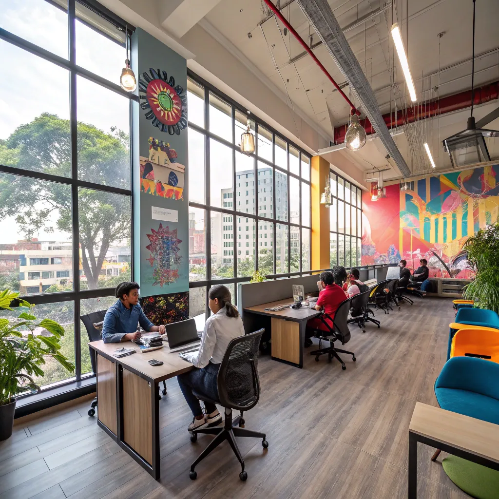 Vibrant Coworking Space